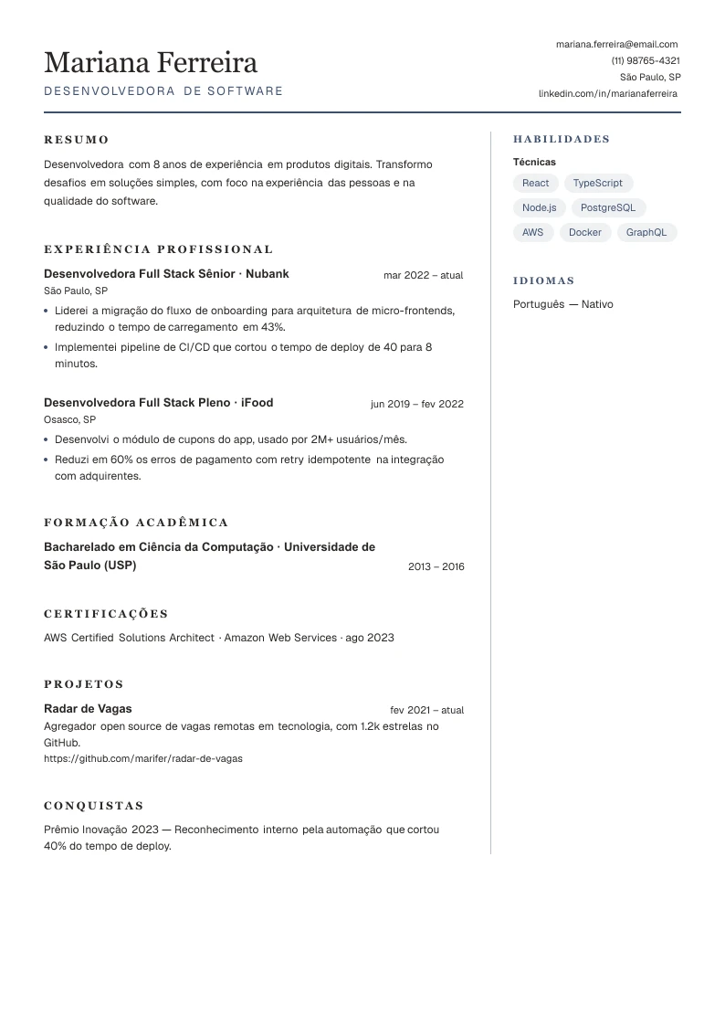 Modelo Executivo